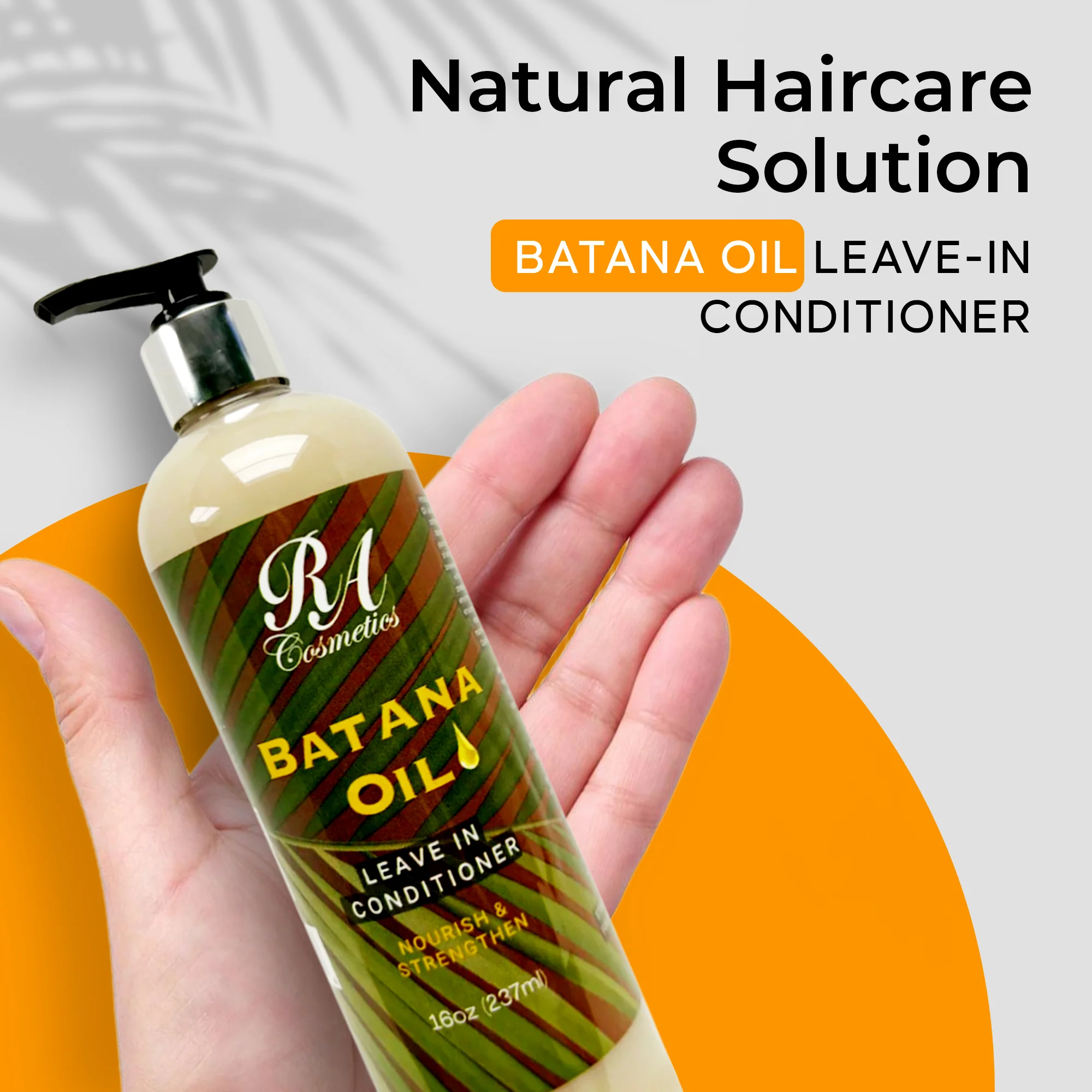 Batana Trio - Raw Batana Oil 4oz, 2 in 1 Shampoo/Conditioner, Leave In - Image 12