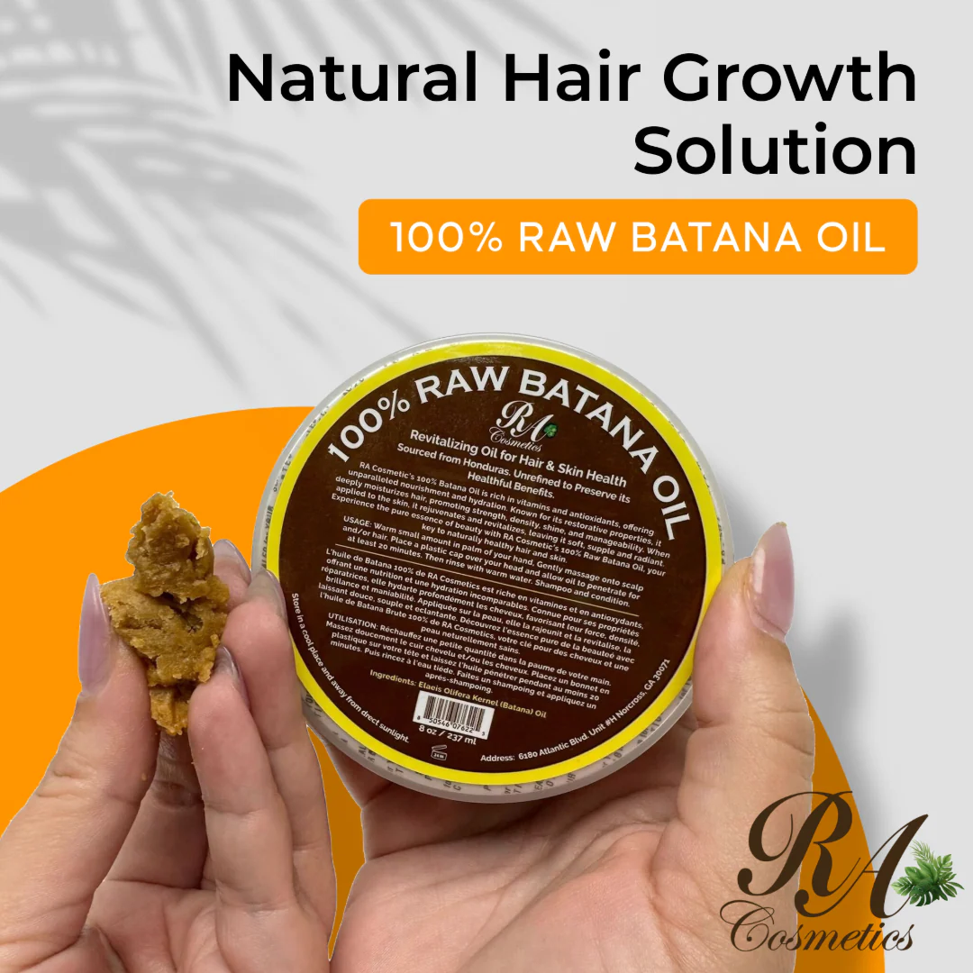Batana Trio - Raw Batana Oil 4oz, 2 in 1 Shampoo/Conditioner, Leave In - Image 6