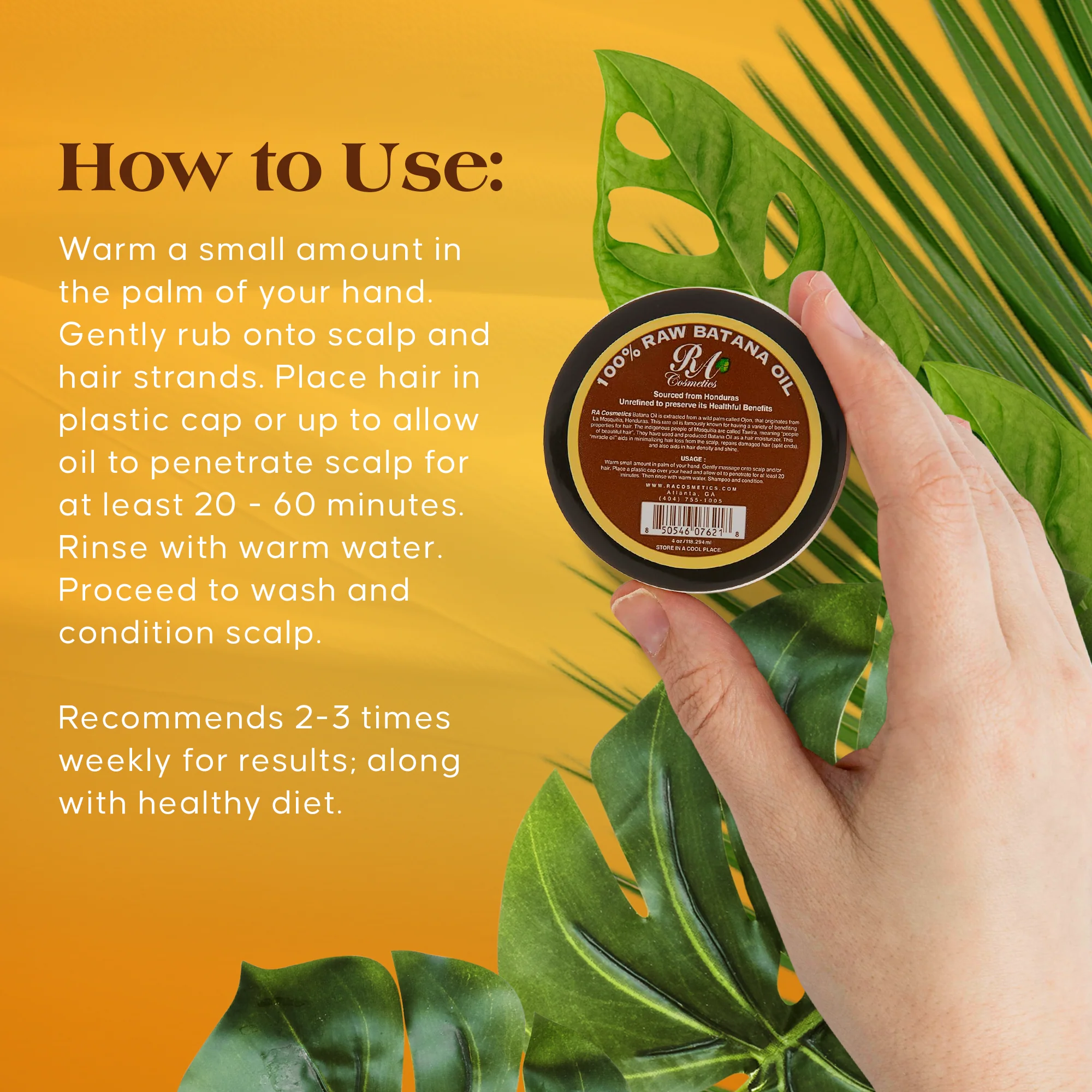 100% Raw Batana Oil for Hair Growth, Strength & Shine – Sourced from Honduras - Image 12