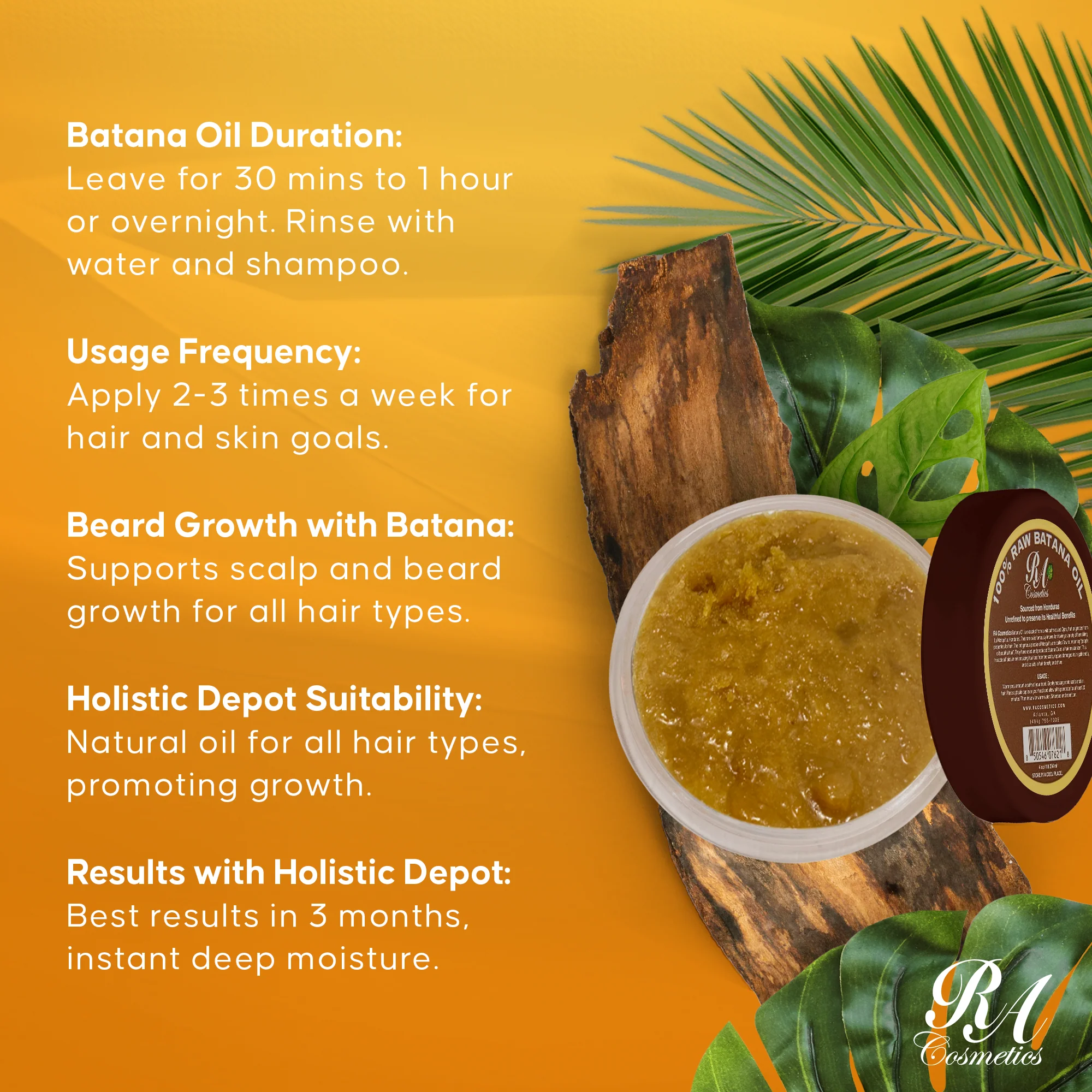 100% Raw Batana Oil for Hair Growth, Strength & Shine – Sourced from Honduras - Image 16