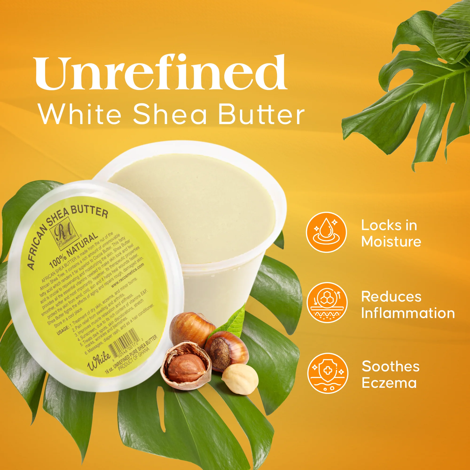 100% Natural African Shea Butter (Ivory) – Smooth & Unrefined - Image 9