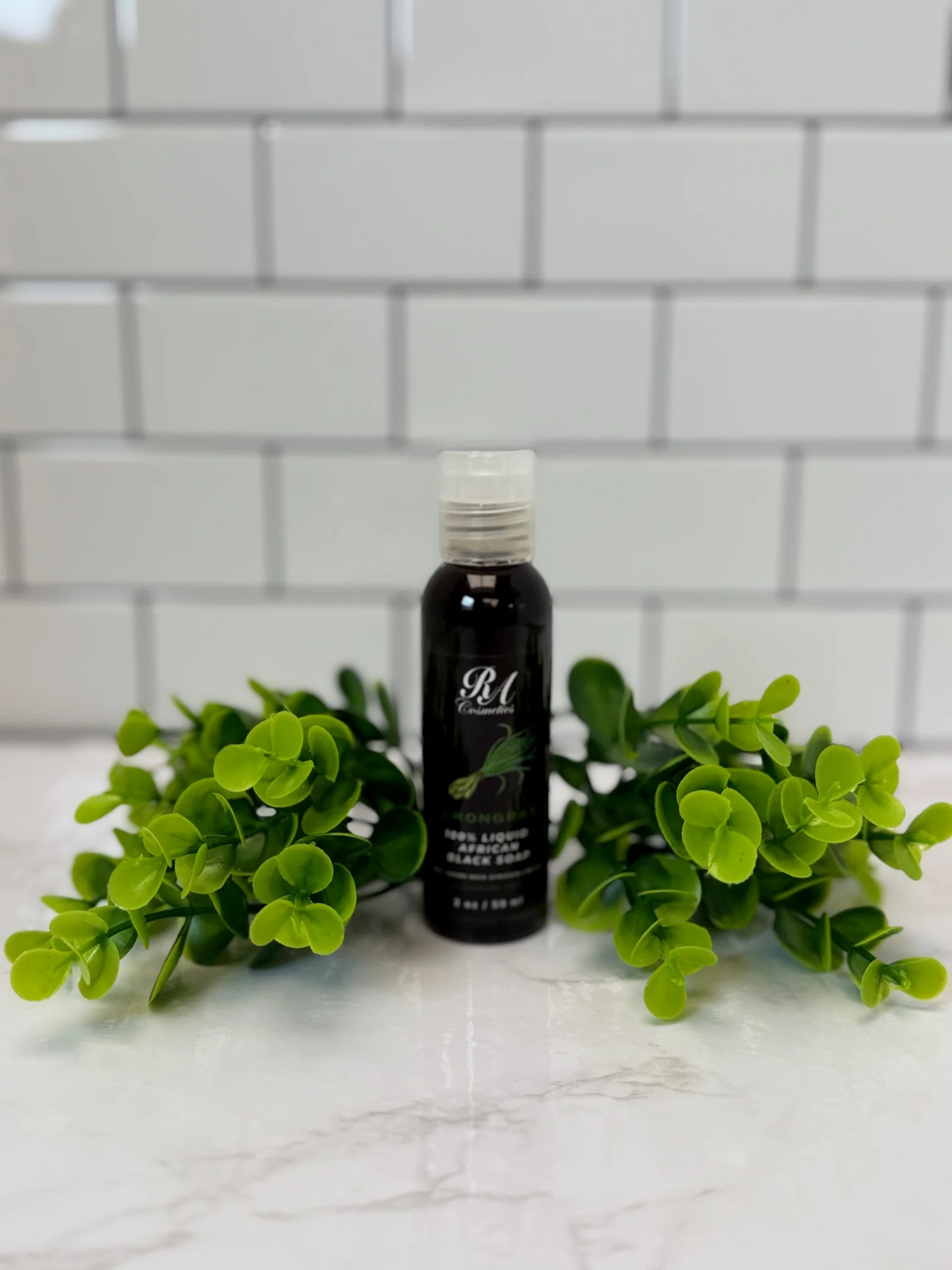 Liquid 100% African Black Soap w/ Lemongrass - Image 5