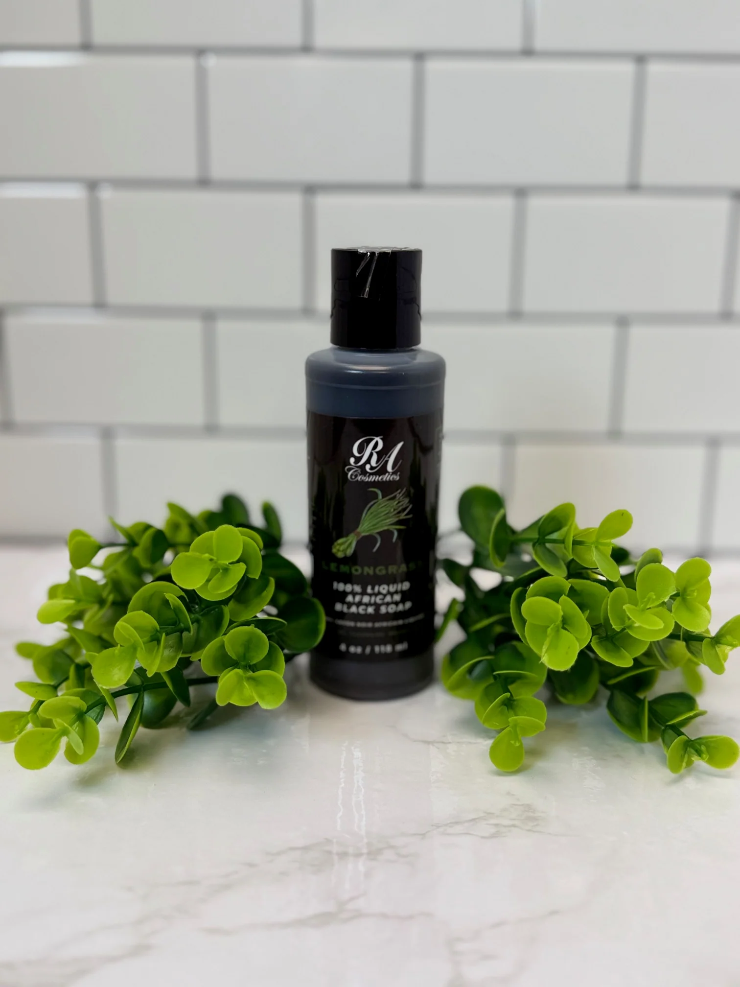 Liquid 100% African Black Soap w/ Lemongrass - Image 6