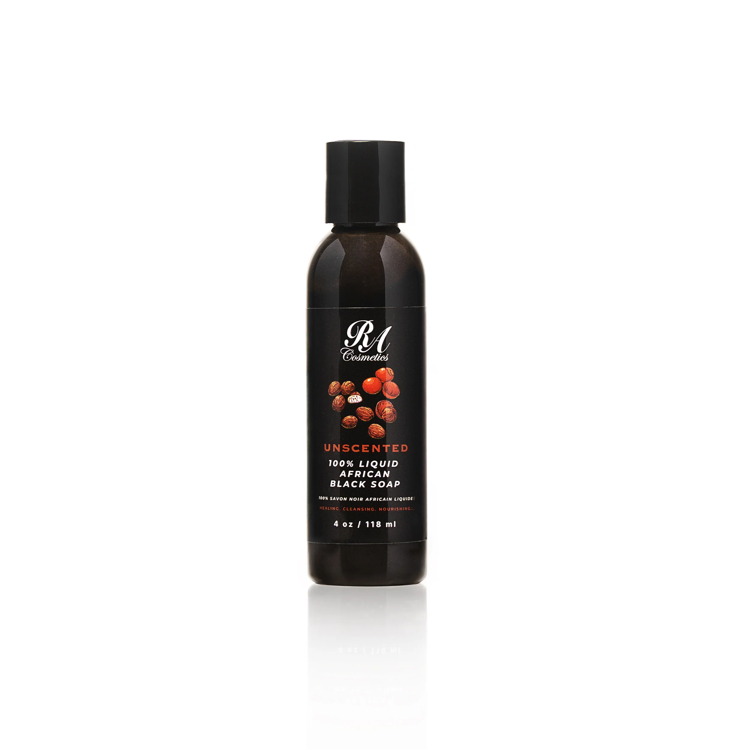 Liquid 100% African Black Soap - Unscented - Image 3