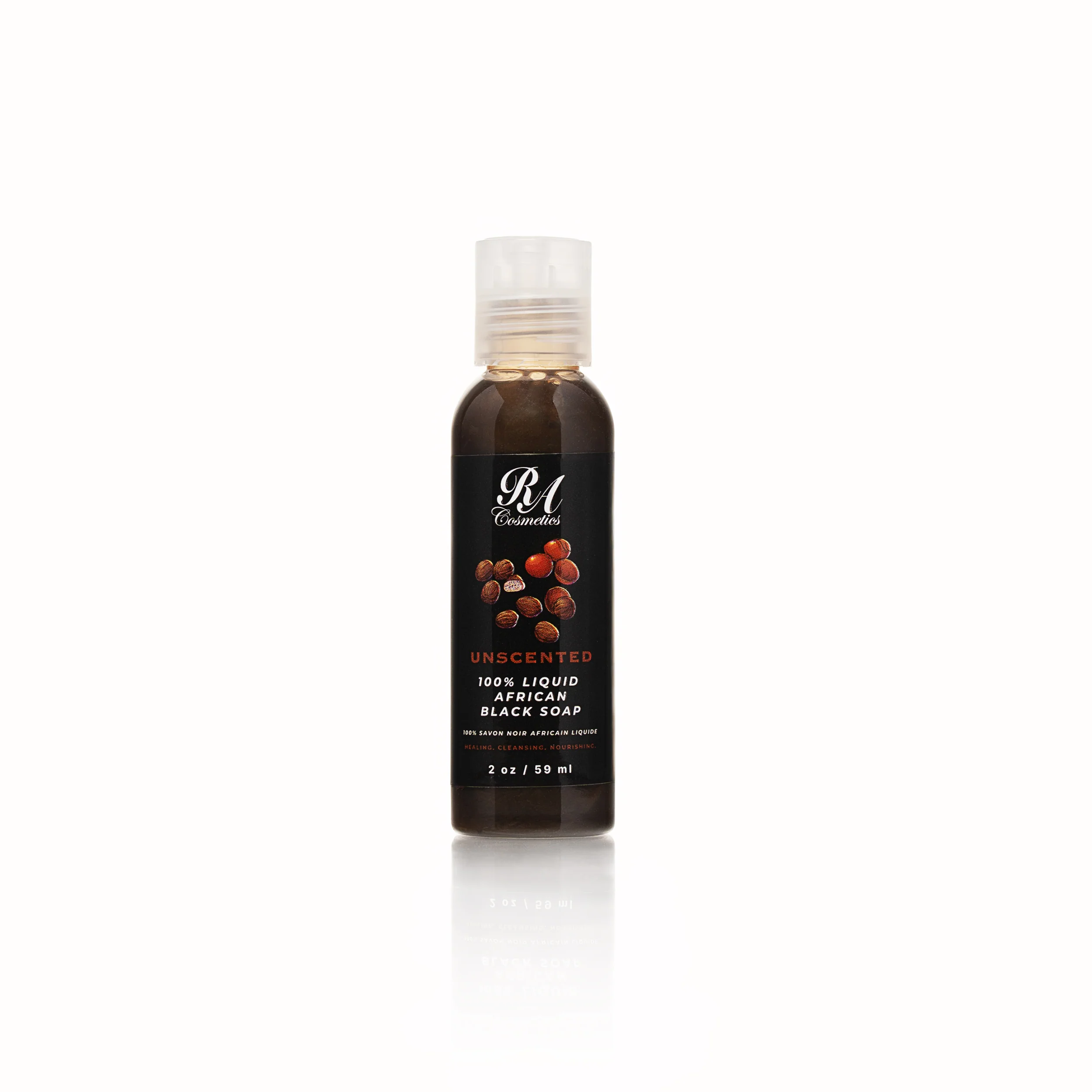 Liquid 100% African Black Soap - Unscented - Image 4