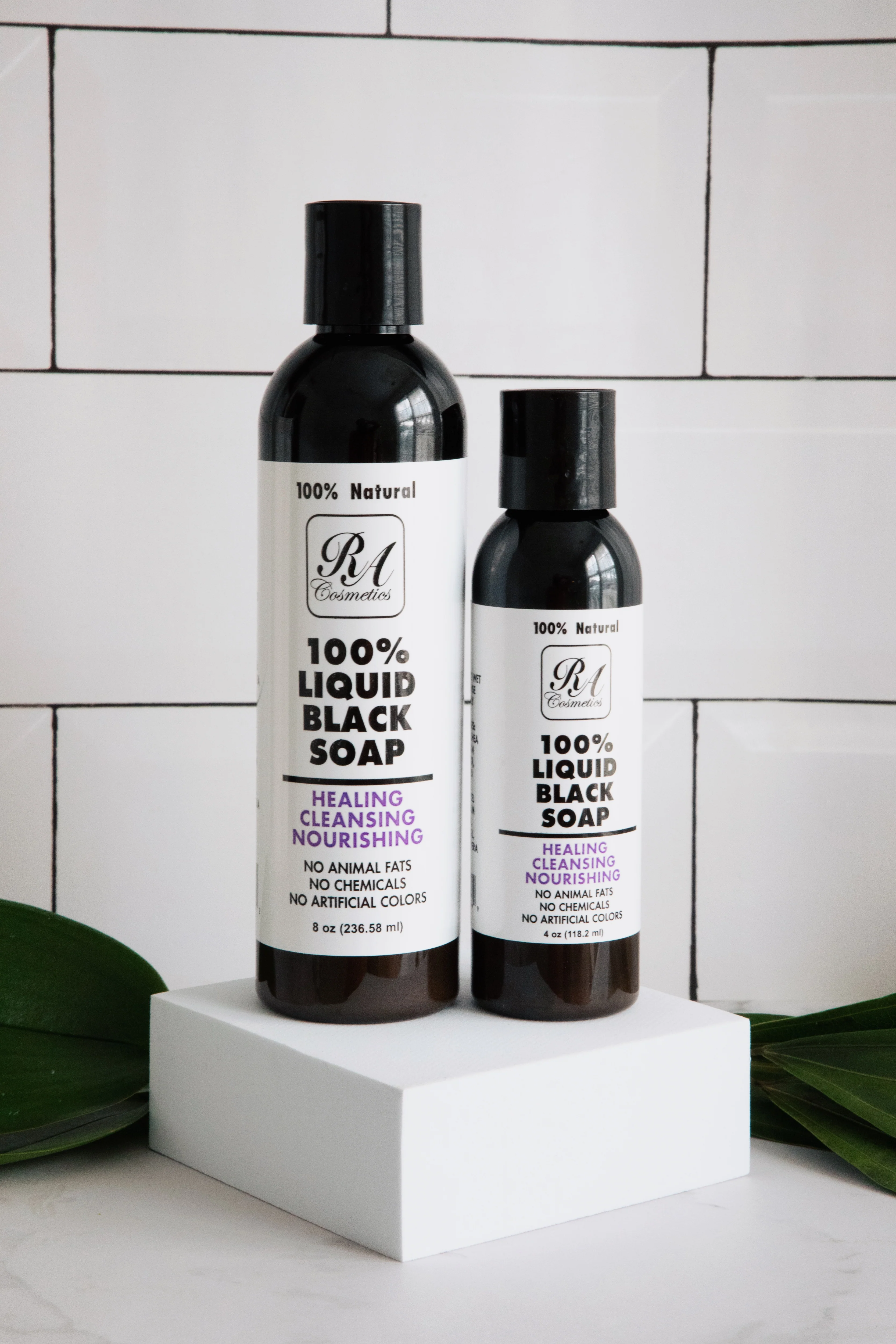 Liquid 100% African Black Soap - Unscented - Image 7