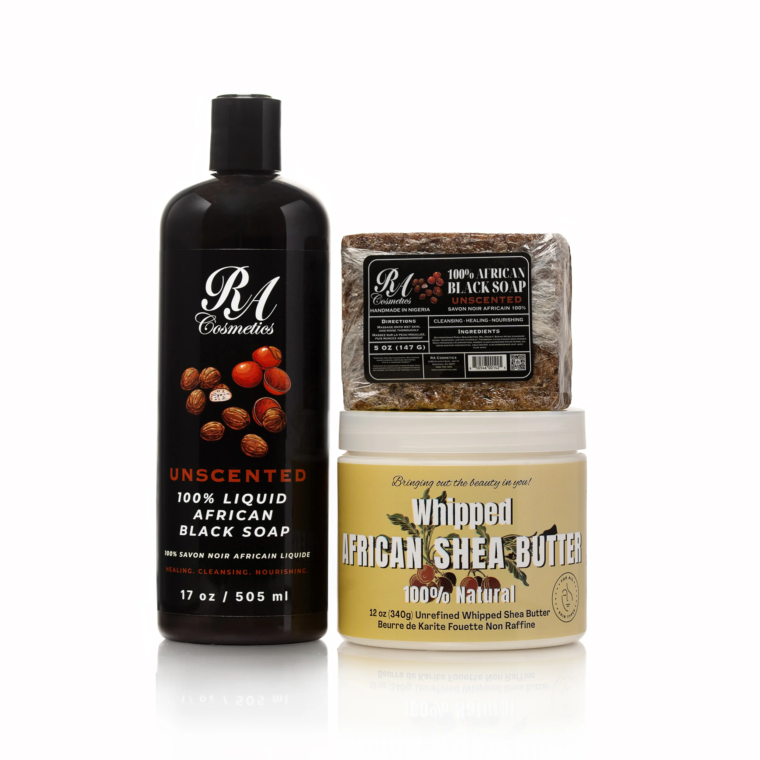 Liquid 100% African Black Soap - Unscented - Image 9