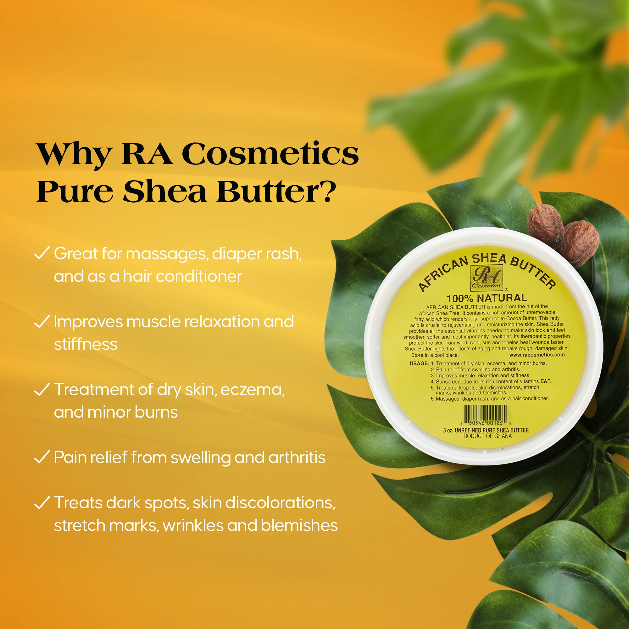 100% Natural African Shea Butter (Yellow) - Smooth & Unrefined - Image 8